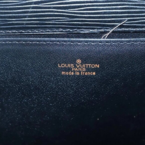 LOUIS VUITTON Epi Jena Clutch Bag Black M52722 LV Auth 136480 - Picture 14 of 16